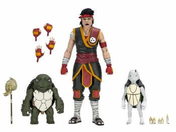Additional picture of Teenage Mutant Ninja Turtles Last Ronin Lost Years Casey Marie with Baby Odyn & Uno 7" Figure Set