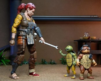 Additional picture of Teenage Mutant Ninja Turtles Last Ronin Lost Years April with Baby Yi and Moj 7" Figure Set