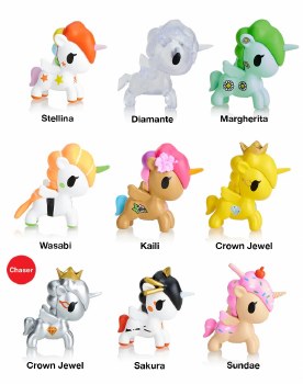 Additional picture of Tokidoki Capsule Cuties Unicorno 3" Blind Box Vinyl Figure