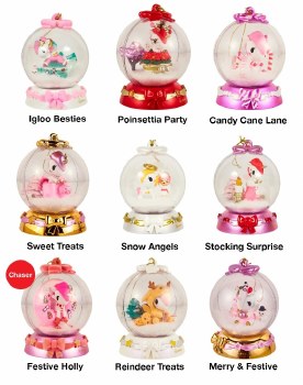 Additional picture of Tokidoki Snow Globe Ornament Holiday Sparkle Blind Box