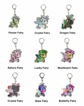 Additional picture of Tokidoki Fairy Unicorno Acrylic Keychain 3" Blind Box Keychain