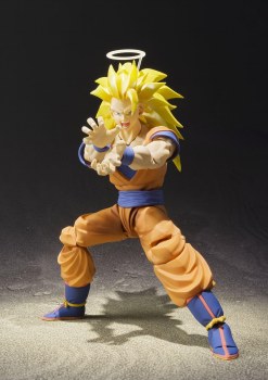 Additional picture of Dragon Ball Z Super Saiyan 3 Son Goku S.H. Figuarts Figure Reissue