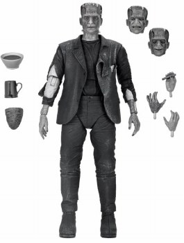 Additional picture of Universal Monsters Bride of Frankenstein Frankenstein’s Monster B&W Ultimate 7" Action Figure
