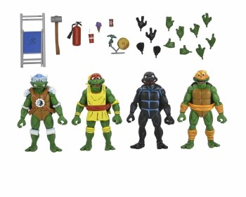 Additional picture of Teenage Mutant Ninja Turtles Stump Wrestling Turtles Archie Comics 7" Figures Set