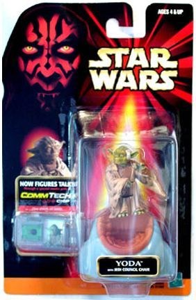 Star Wars Episode I Commtech Chip Yoda Action Figure