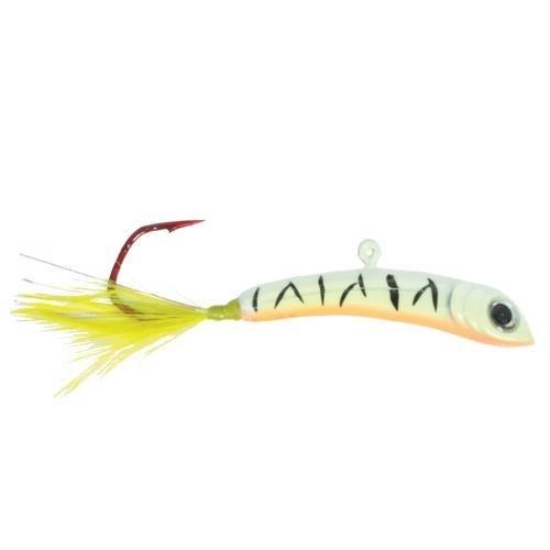 Blue Fox Lil' Foxee Jig 3/16oz Glow Tiger