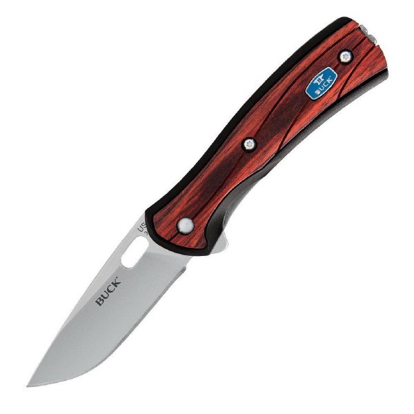 Buck Knife Vantage Avid Wood Insert Handle Folder 7834
