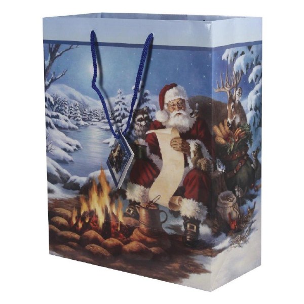 Rivers Edge Gift Bag Medium Santa
