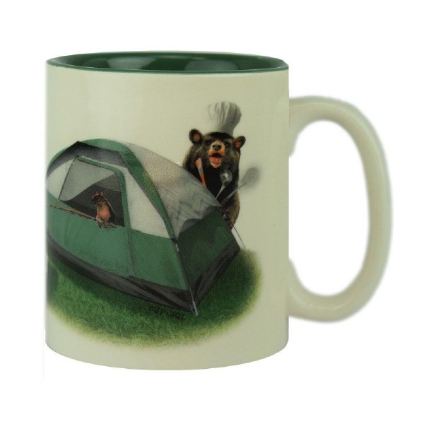 Rivers Edge Mug Long Time Good Time Bears Camping