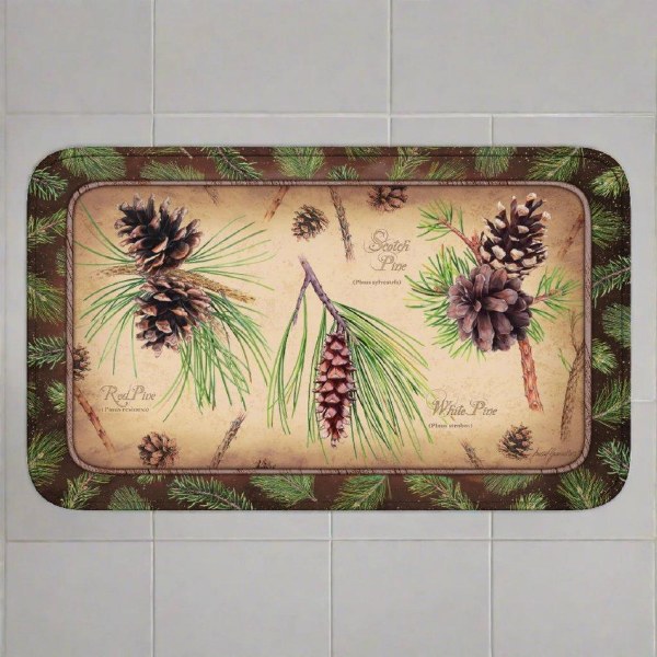 Rivers Edge Memory Foam Mat Pinecone