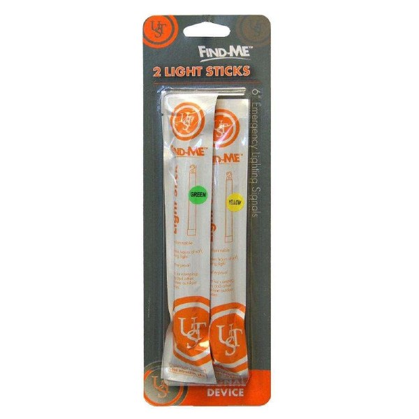 UST See Me Light Stick 6" 2 Pack Assorted