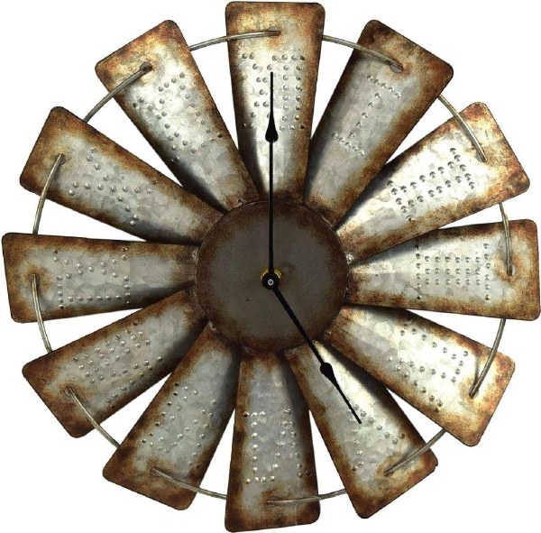 Rivers Edge 15" Windmill Wall Clock
