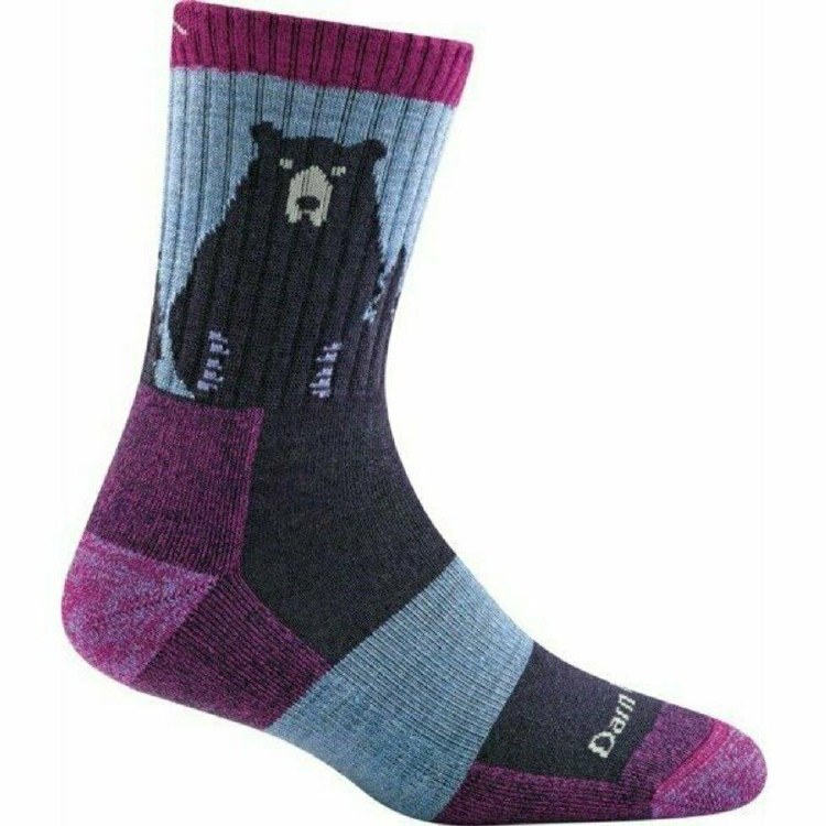 Darn Tough Hike/Trek 1970 Bear Town Purple Large