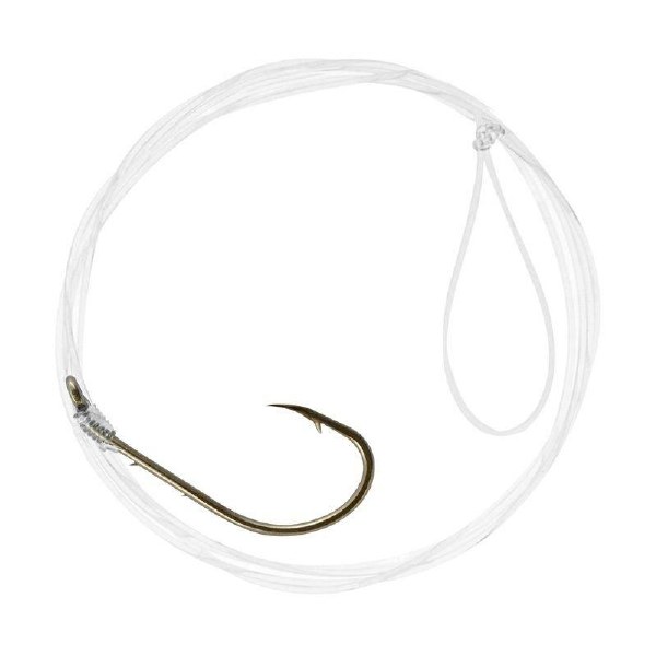 Angler Tackle Baitholder Snelled Hook #10, 6/pk