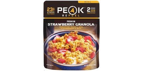 Peak 2 Refuel Strawberries & Granola with Milk 134gr 2 Portions