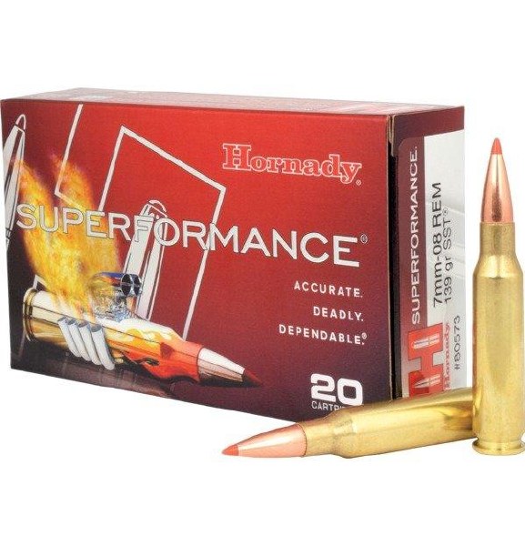 Hornady Superformace 7mm-08 Rem 139gr SST