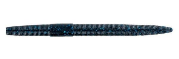 Big Bite Baits 5" Trick Stick Black Blue Metal Flake 8 Per Pack