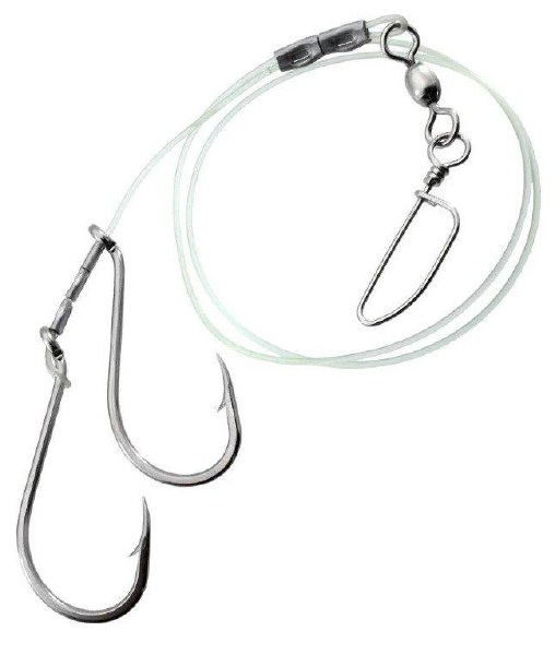 Gibbs Delta Halibut Rig 9/0-9/0 Single Perlon Leader w/Snap