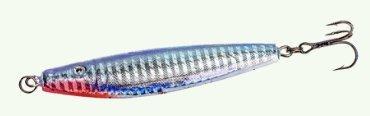 Amundson Minnow Jigging Spoon 3.25" 2.25oz Silver Holo