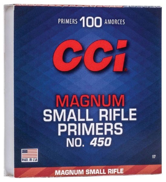 CCI Magnum Small Rifle Primers 450