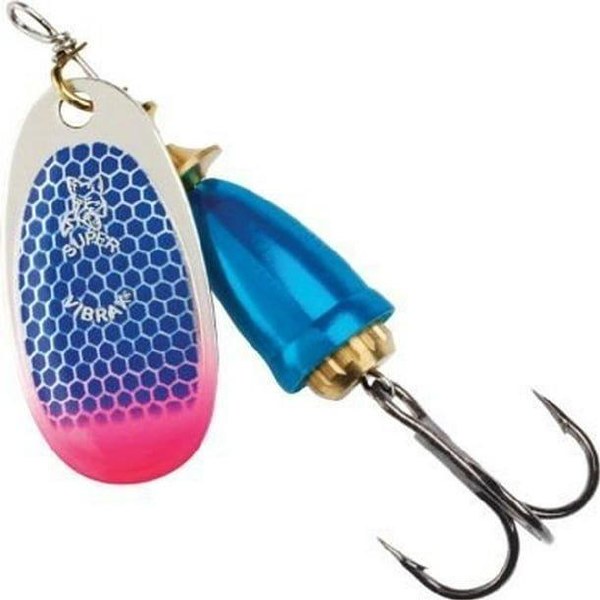 Blue Fox Classic Vibrax #1 Blue Scale Pink Tip UV 1/8oz
