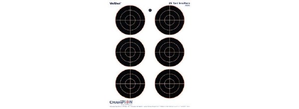 Champion VisiShot 25yd 3-6"rd 10pk