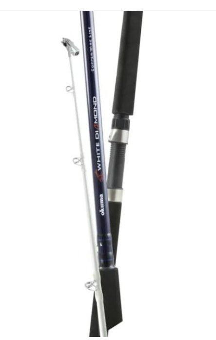 Okuma White Diamond Downrigger Rod 8'6" 8-17Lb