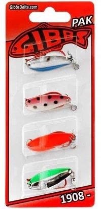 Gibbs Delta Cutthroat Trout Kit 4Pcs Assorted Lures