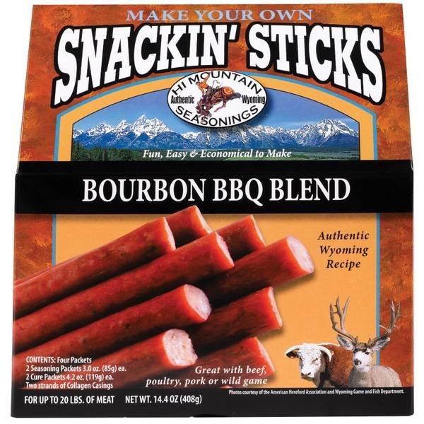 Hi Mountain Snackin Sticks Kit Burbon BBQ Blend