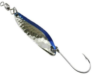 Gibbs Delta Croc 1/4oz Hammered Nickel Blue Stripe