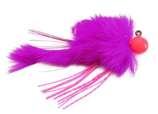 Gibbs Delta Zac Tackle Twitching Jig 1/2oz Pink/Purple Stripe HP Head