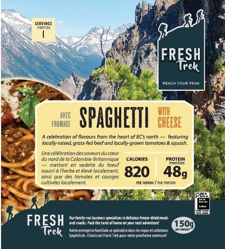 Fresh Trek Spaghetti with Cheese