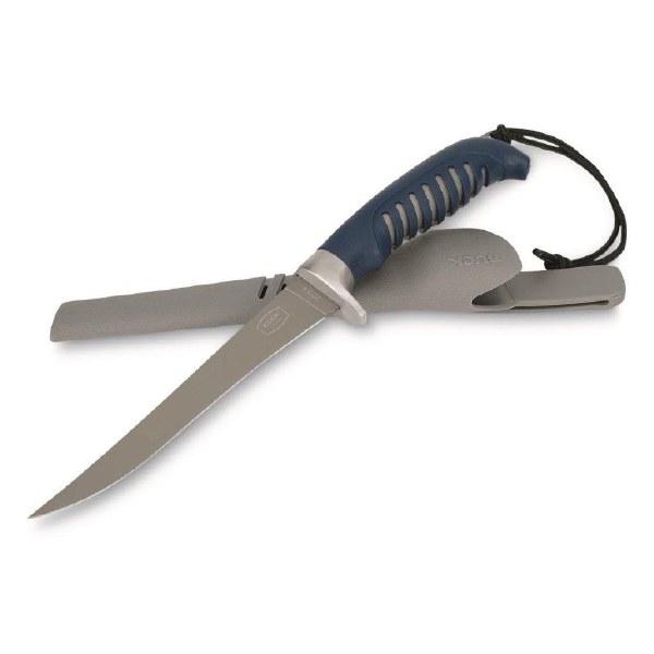 Buck Knife Silver Creek Fillet 6" Coated Blade w/Rubber Handle and Sheath