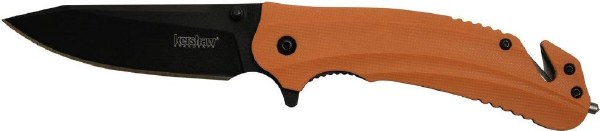 Kershaw Barricade Folding Emergency Rescue Knife Coral