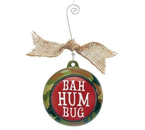 Burton Ornament Camo Ball Bah Hum Bug