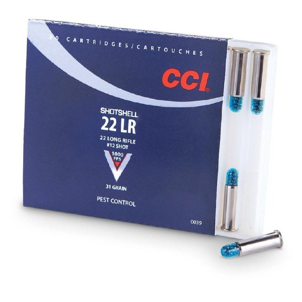 CCI Shotshell 22 EX LR #12 Shot 31gr 1000fps