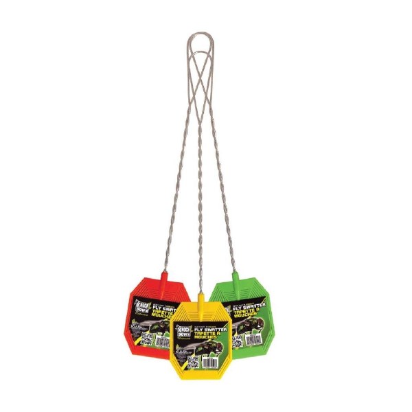 Knock Down Fly Swatter Assorted Colours