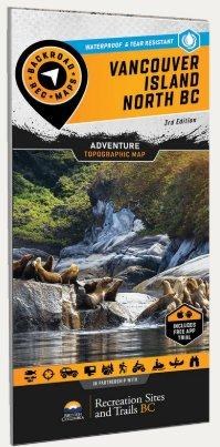 Backroad Waterproof Map Vancouver Island North