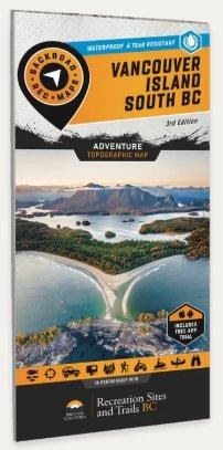 Backroad Waterproof Map Vancouver Island South