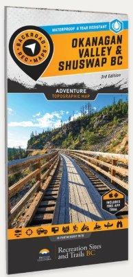 Backroad Waterproof Map Okanagan Valley & Shuswap