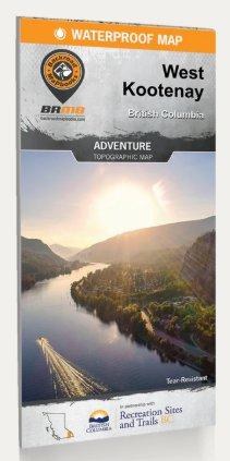 Backroad Waterproof Map West Kootenay