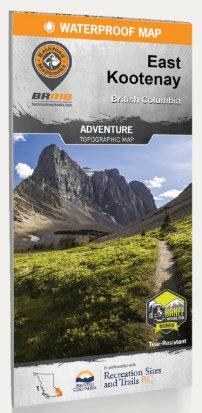 Backroad Waterproof Map East Kootenay