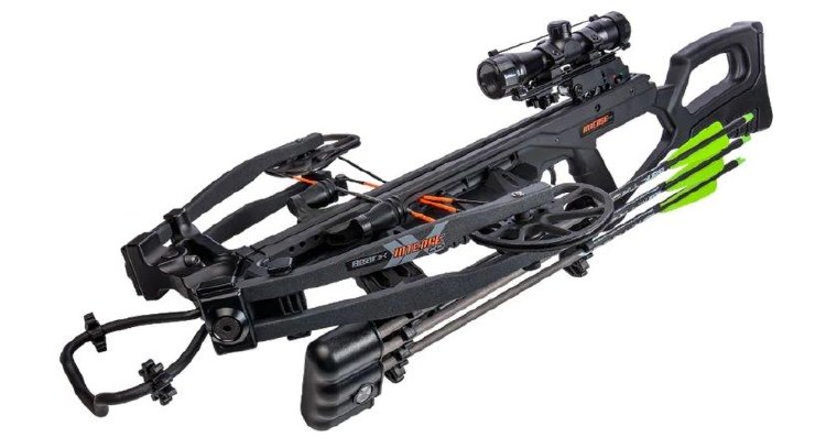 Bear Archery Intense Cd Crossbow Pkg 400Fps Scope/Arrows/Quiver/Cocking Rope
