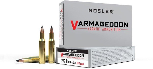 Nosler Varmagedon 222 Rem 40gr FB Tipped