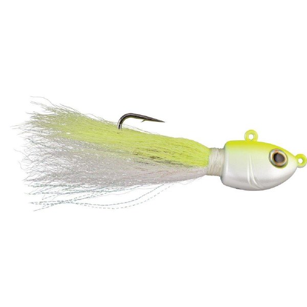 Berkley Fusion 19 Bucktail Jig 1/8oz White Chartreuse