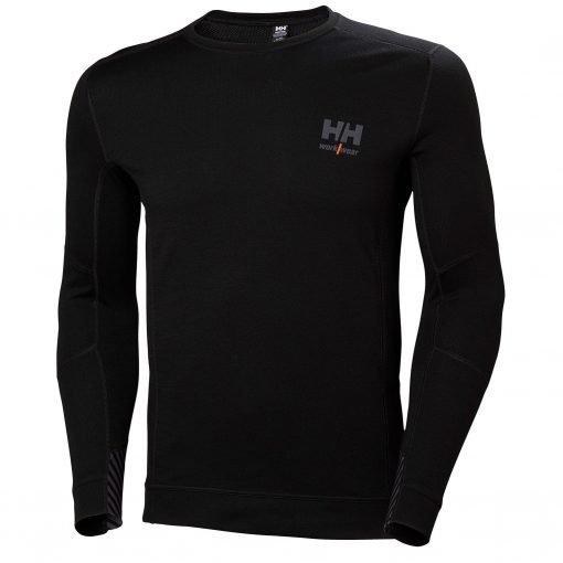 Helly Hansen Lifa Merino Crewneck 75106 Black Small