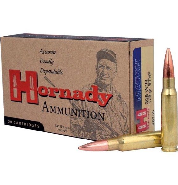 Hornady Match 308 Win 178gr BTHP
