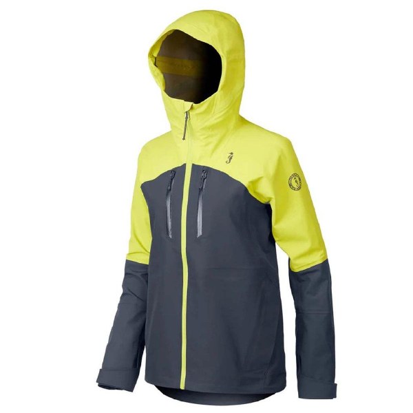 Mustang Women's Taku Waterproof Jacket Admiral Mahi Yellow Small