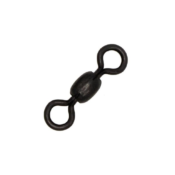 Angler Tackle Barrel Swivel Sz.3 Black 6ct F129B-3