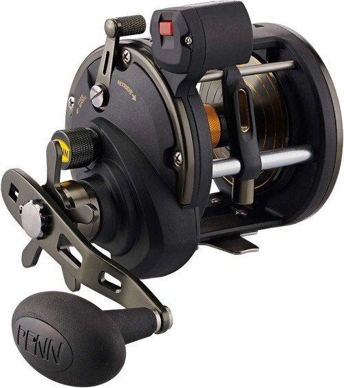 Penn Squall II 30 Levelwind w/Line Counter Black Smoke